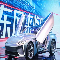 My stylish Dongfeng Liuzhou Motor new energy electric car （我这辆时尚的东风柳汽新能源电动汽车）